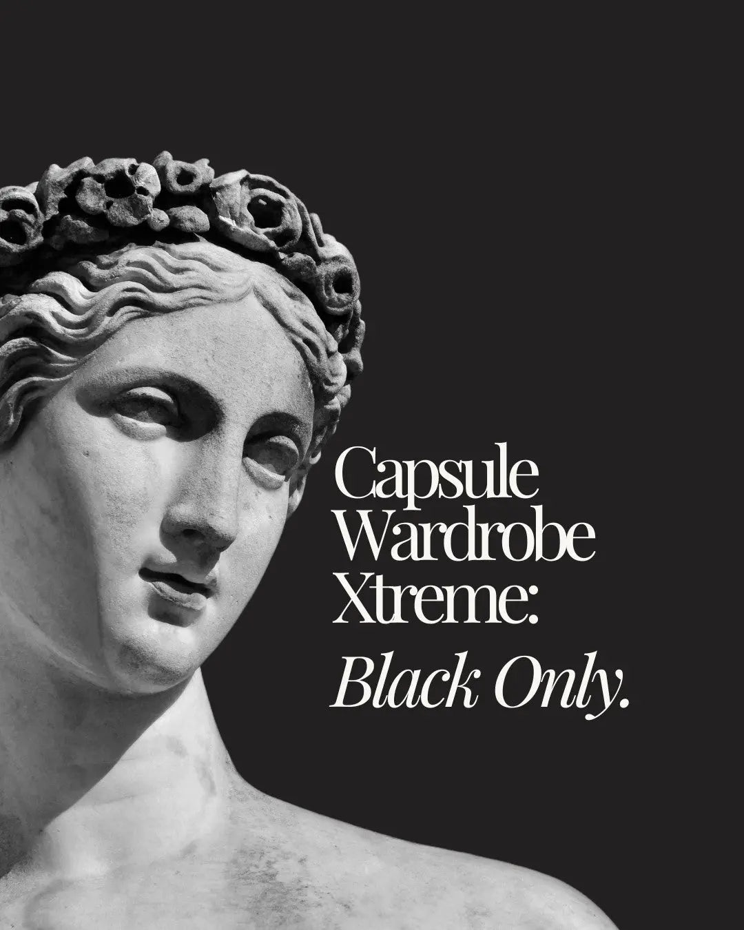 Capsule Wardrobe Xtreme: Black Only. 3 Key-Pieces, die eine ganze Garderobe ersetzen können