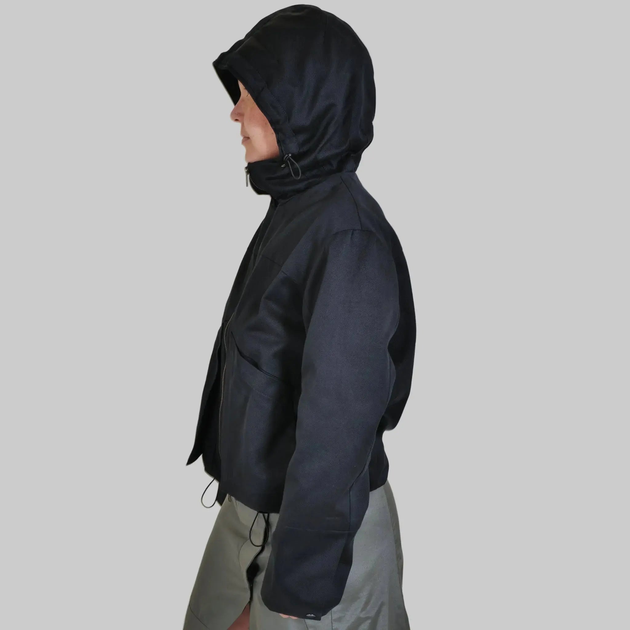 Jacke TROY aus Baumwolle (Bio) schwarz - KOLO Berlin
