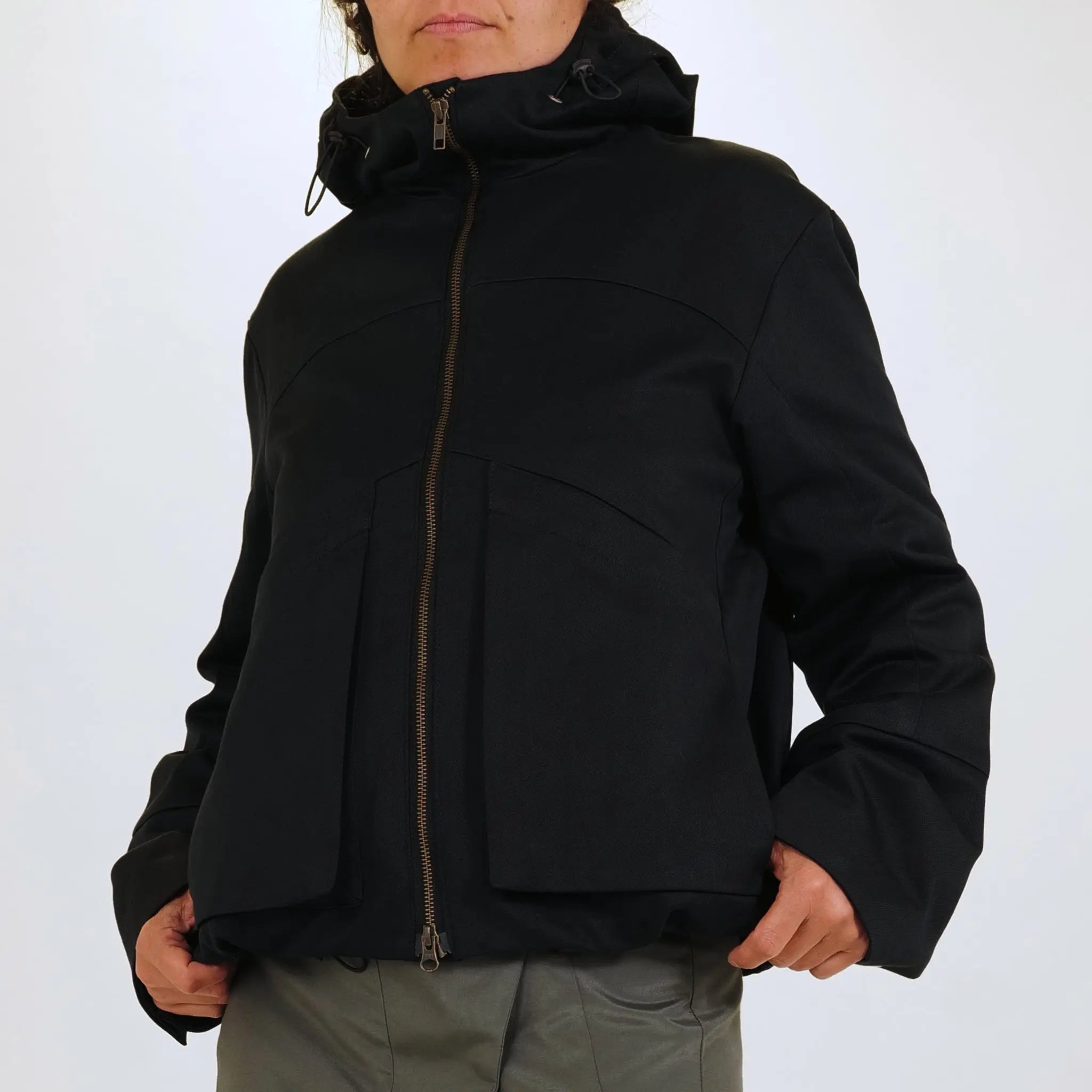 Jacke TROY aus Baumwolle (Bio) schwarz - KOLO Berlin