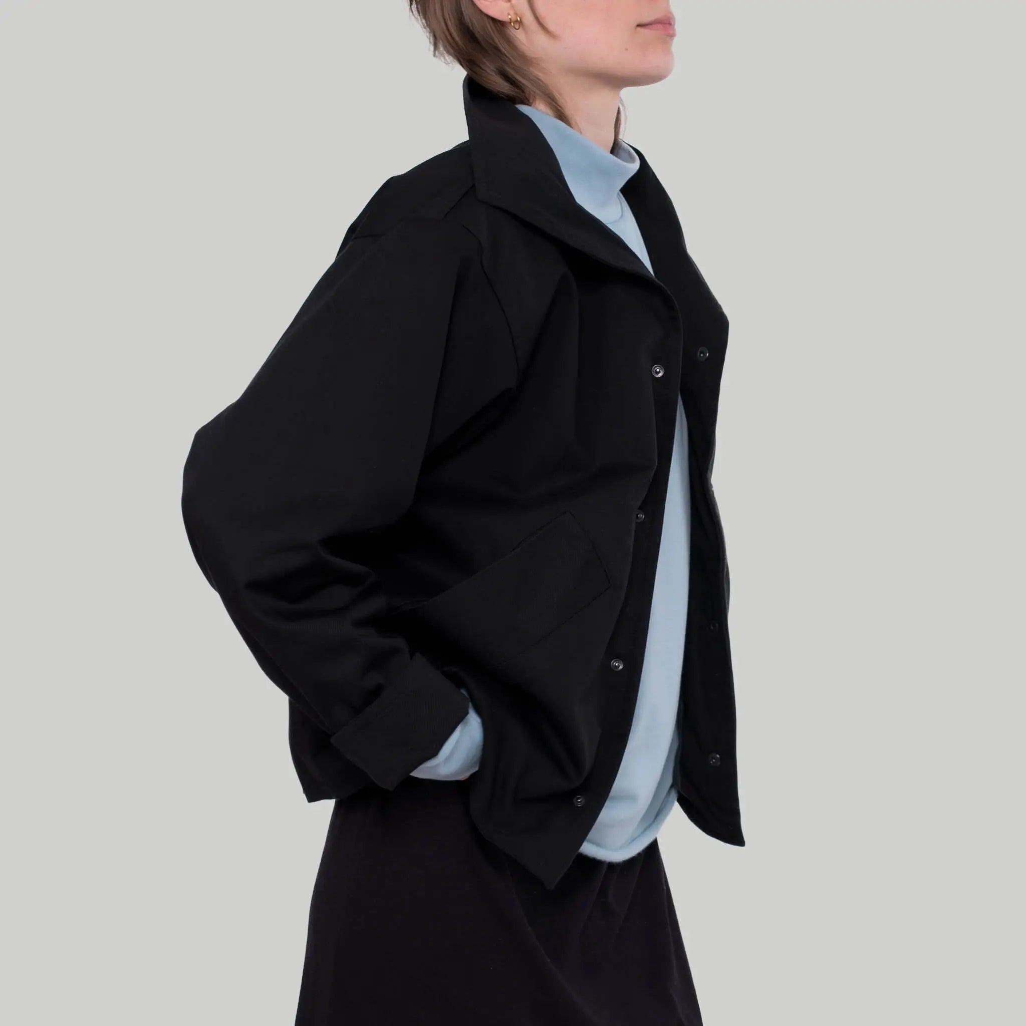 Blouson Del aus Baumwolle (Bio) & Tencel™ - schwarz - KOLO Berlin