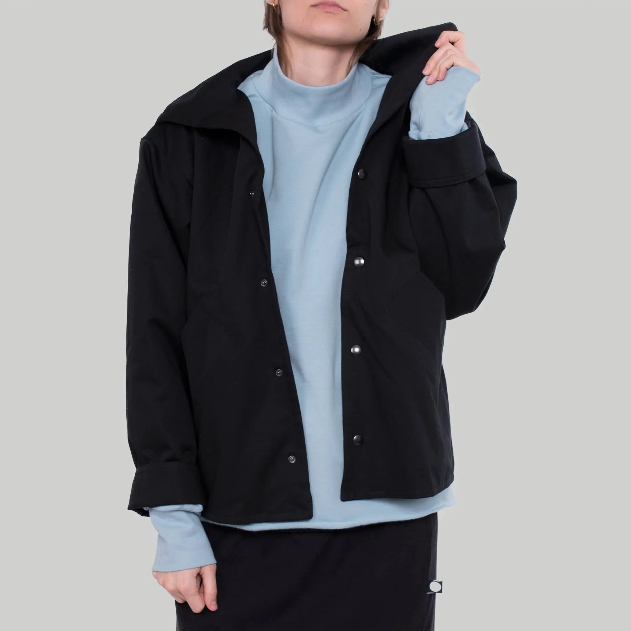 Blouson Del aus Baumwolle (Bio) & Tencel™ - schwarz - KOLO Berlin