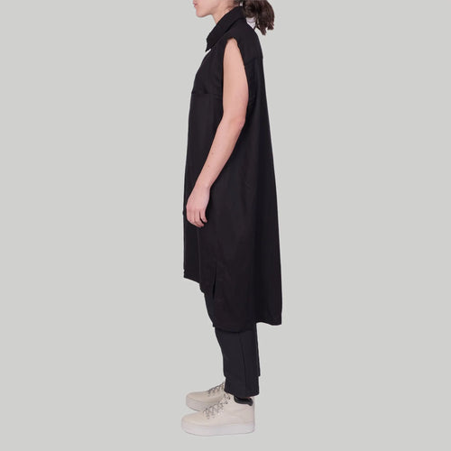 Hemdkleid Grit aus Tencel™ - schwarz - KOLO Berlin