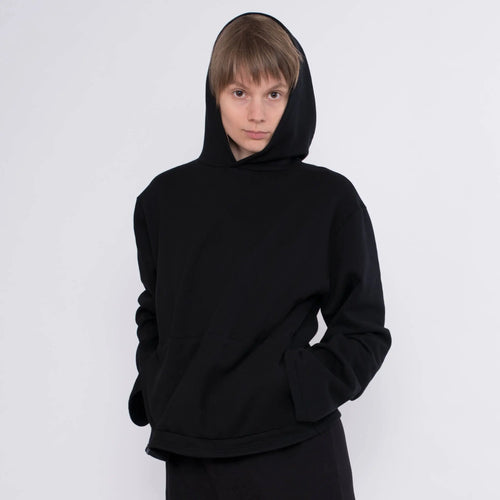 Hoodie Bun aus Baumwolle (Bio) - schwarz - KOLO Berlin