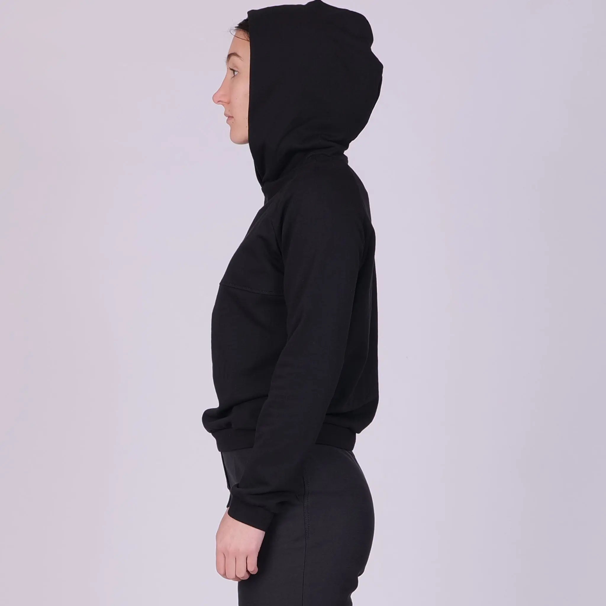 Hoodie Jas aus Baumwolle (Bio) - schwarz - KOLO Berlin