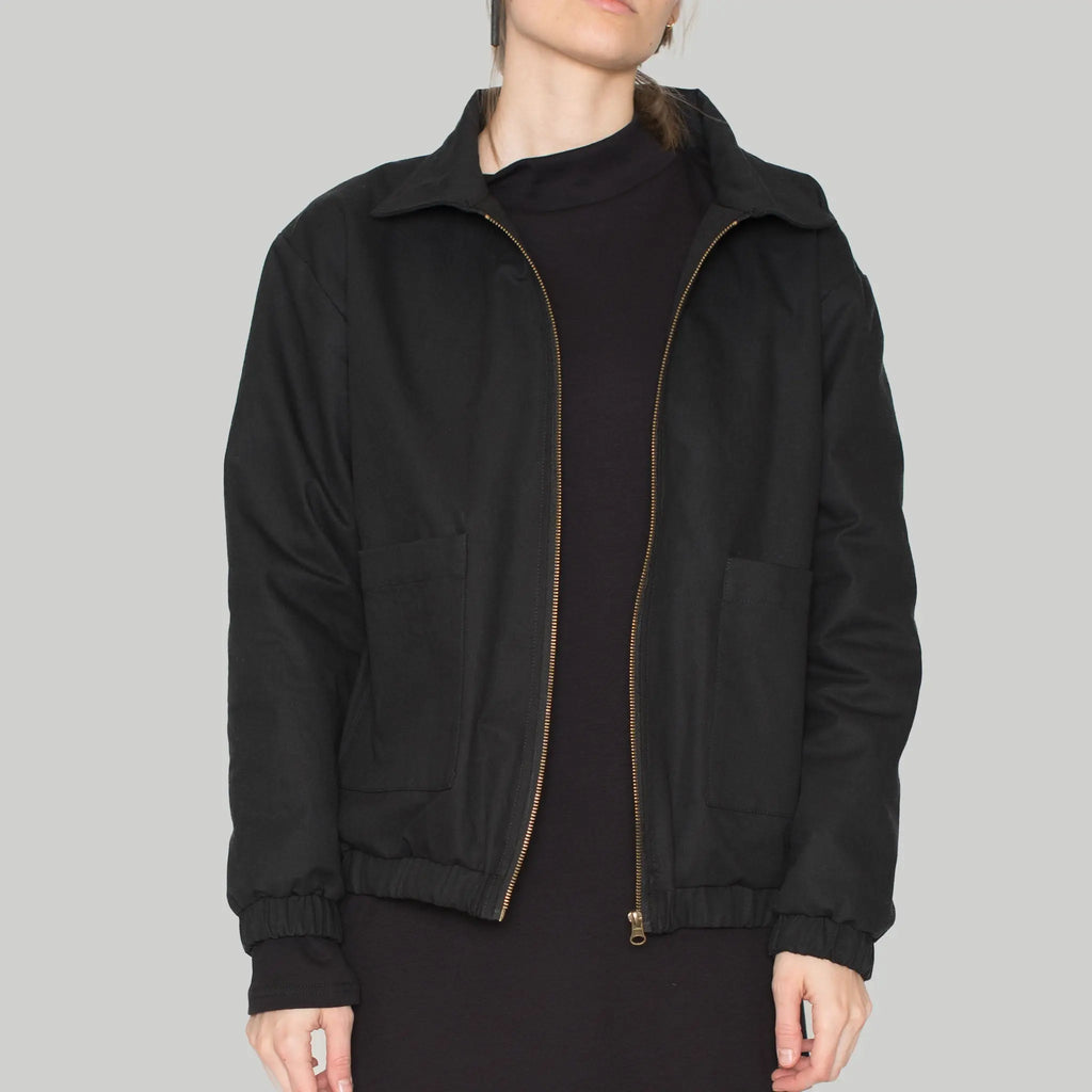 Jacke Las aus Baumwolle (Bio) - schwarz - KOLO Berlin