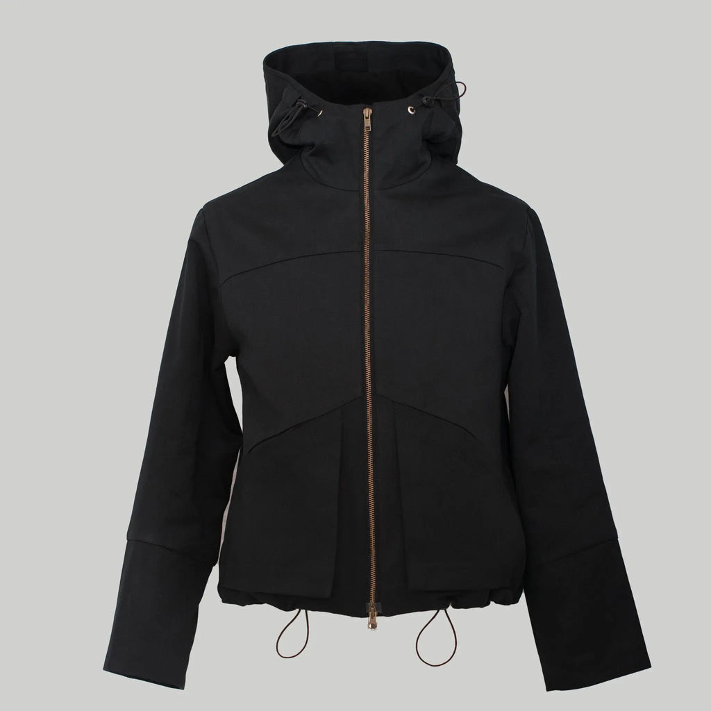 Jacke TROY aus Baumwolle (Bio) schwarz - KOLO Berlin