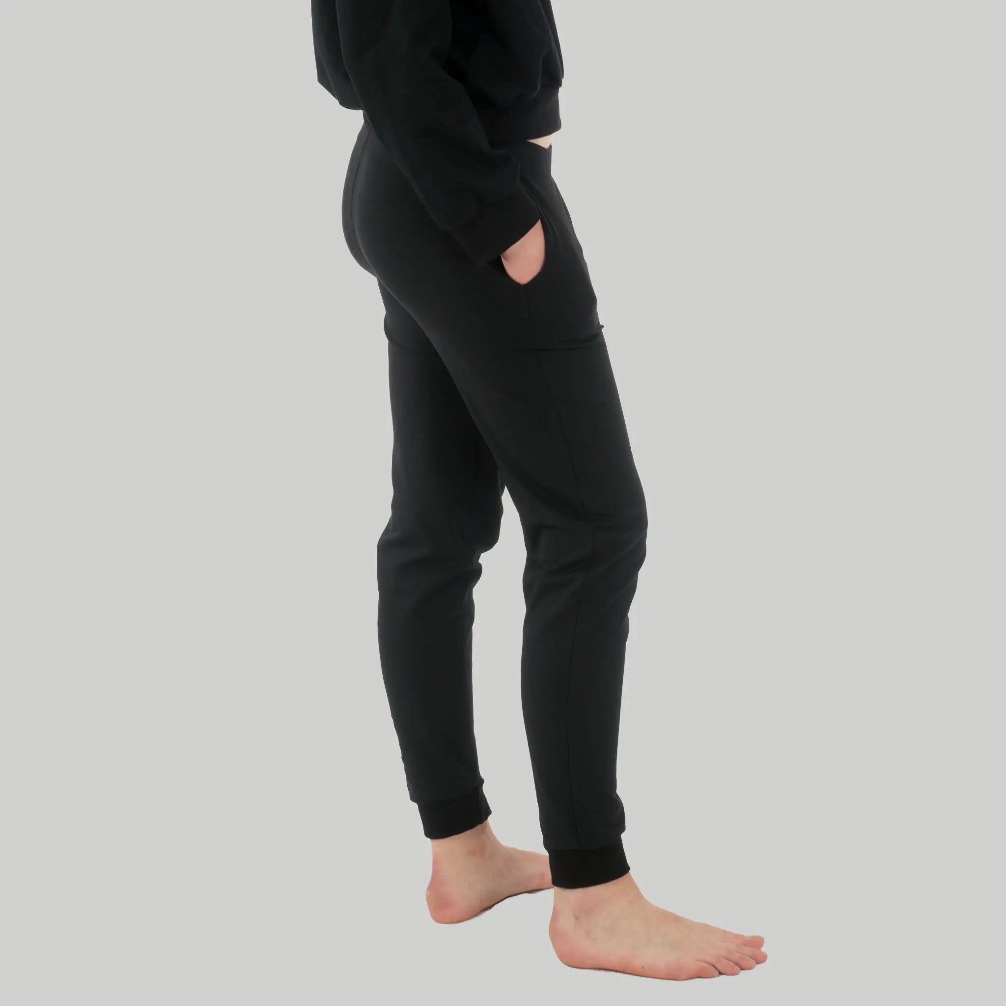 Jogger Mas aus Baumwolle (Bio) - schwarz - KOLO Berlin