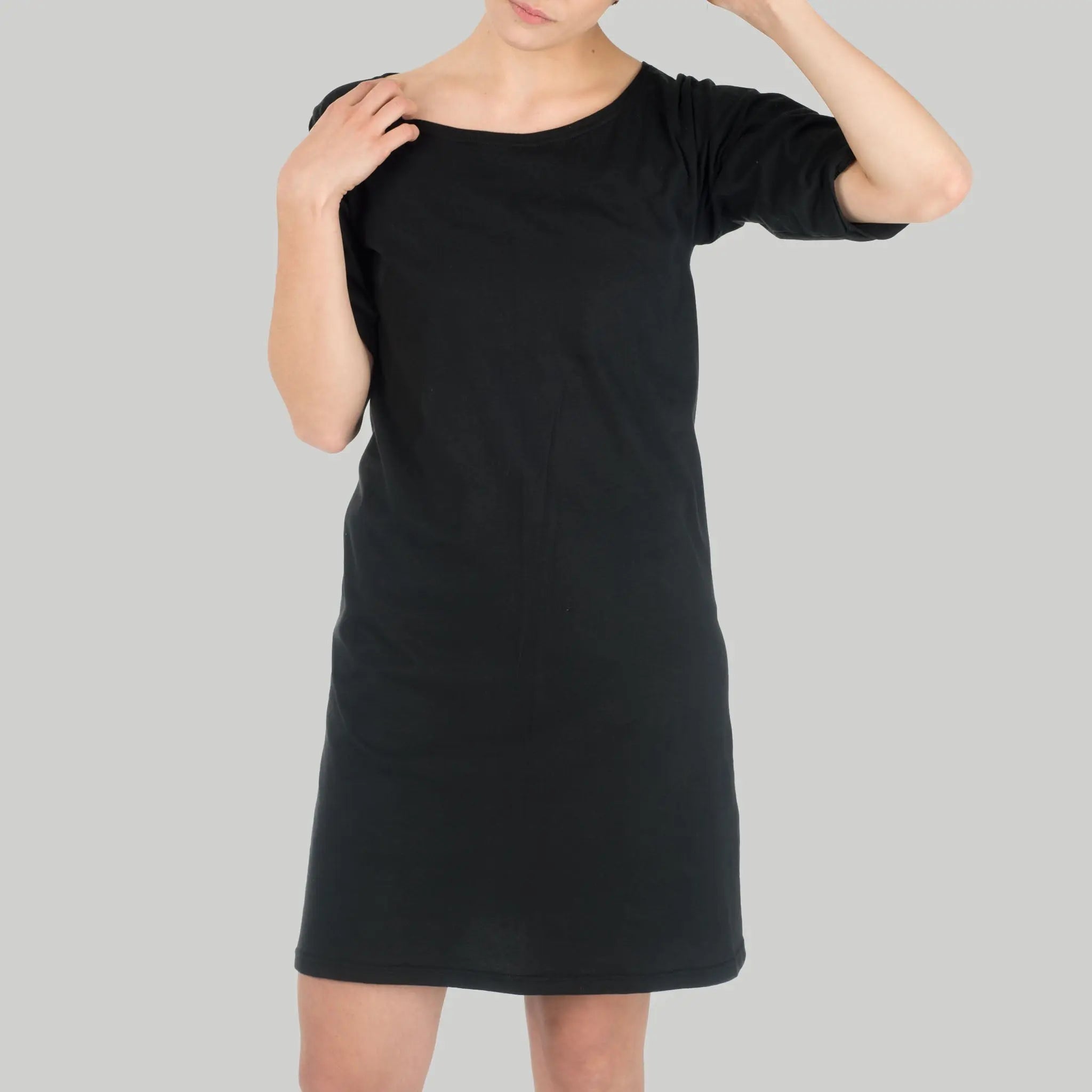 Kleid Croix aus Baumwolle (Bio) - schwarz - KOLO Berlin