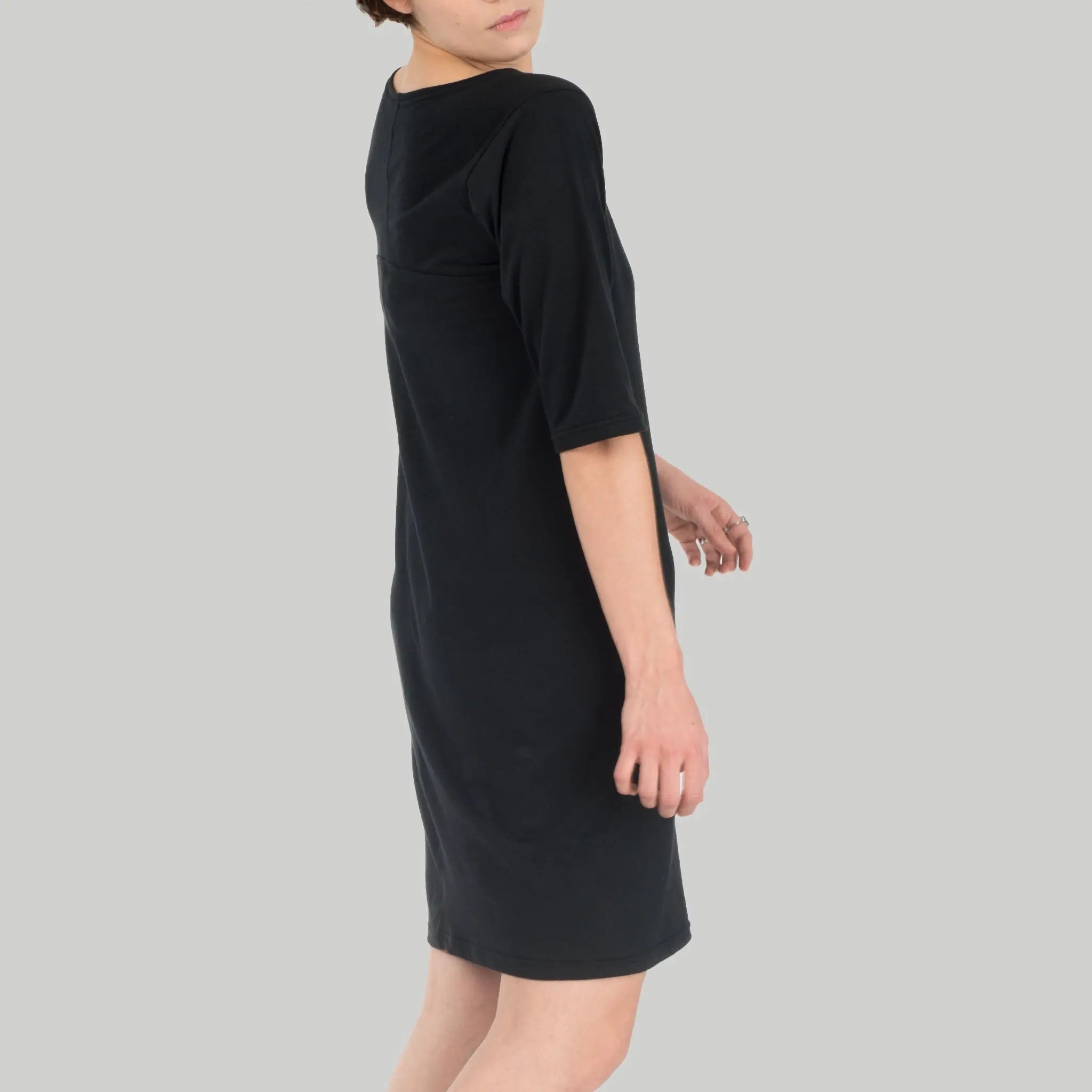 Kleid Croix aus Baumwolle (Bio) - schwarz - KOLO Berlin
