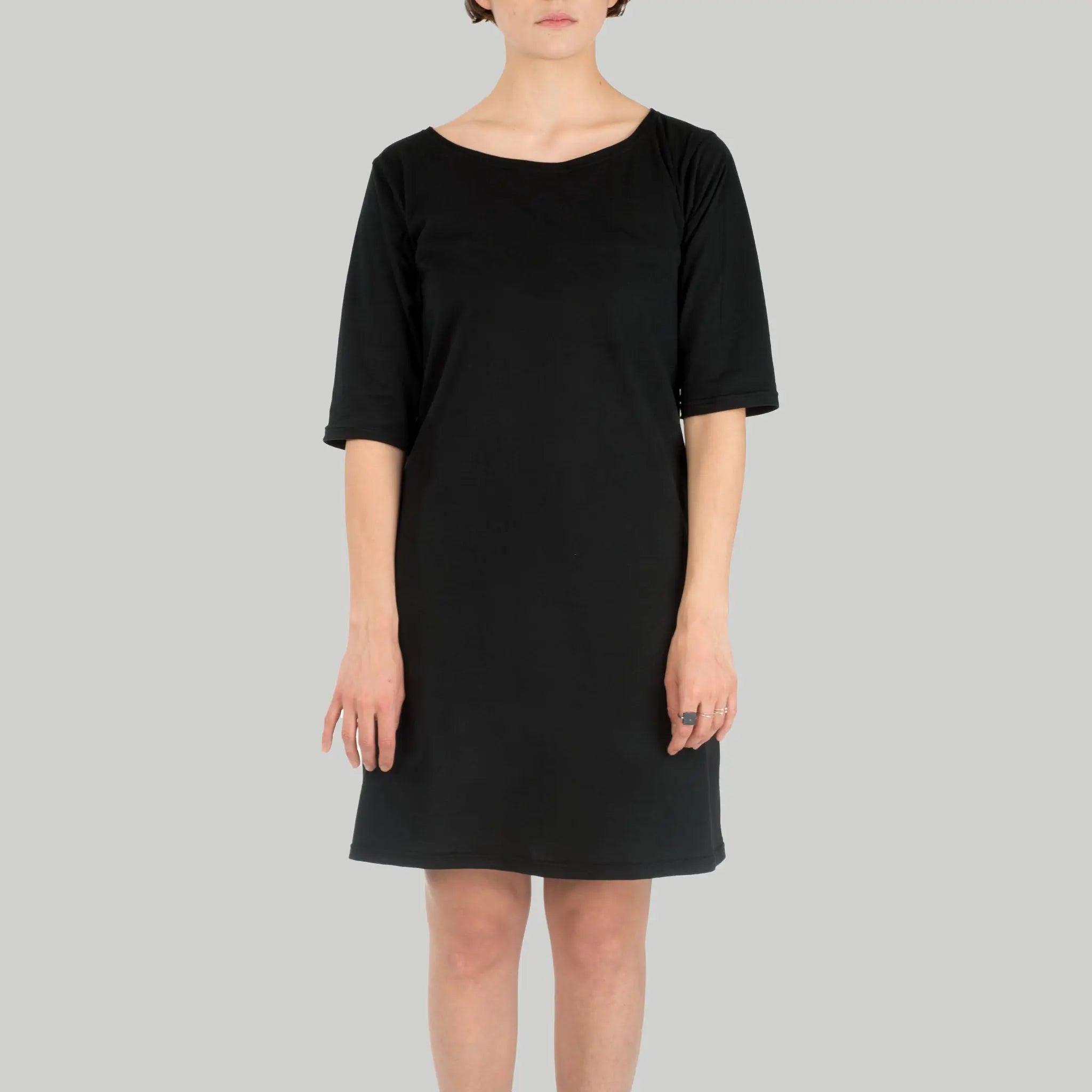 Kleid Croix aus Baumwolle (Bio) - schwarz - KOLO Berlin