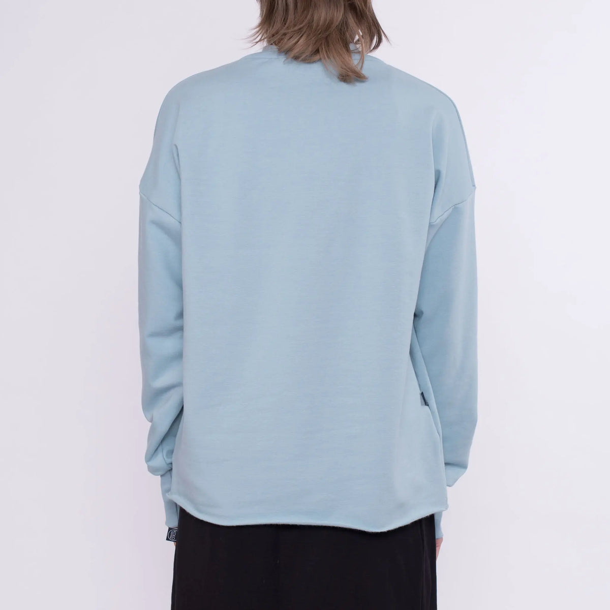 Kragenpullover Glin aus Baumwolle (Bio) - hellblau - KOLO Berlin