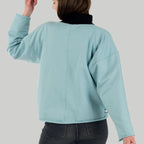 Kragenpullover Lil aus Baumwolle (Bio) - frost - KOLO Berlin