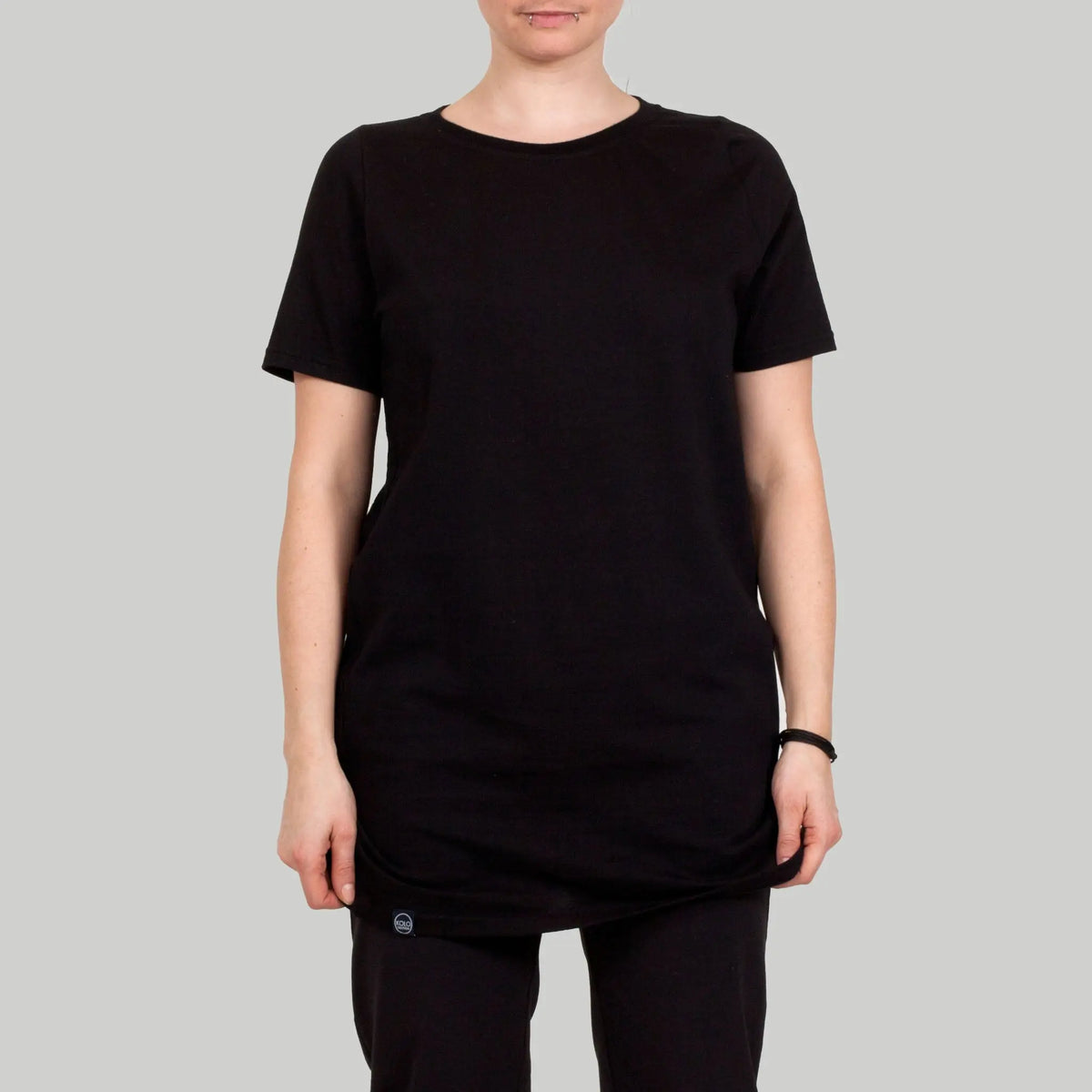 Longshirt Num aus Baumwolle (Bio) - schwarz - KOLO Berlin