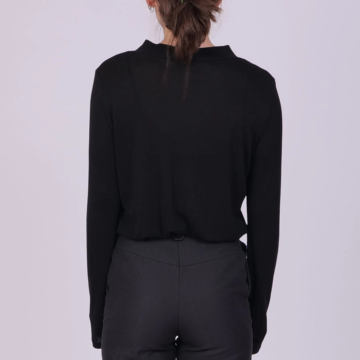 Longsleeve Base II aus Tencel™ Lyocell - schwarz - KOLO Berlin