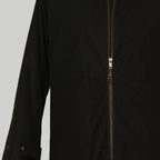 KOLO Berlin Modelabel aus Berlin. Der Mantel EOS aus Bio Baumwolle (Ventile, EtaProof) schwarz