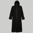 KOLO Berlin Modelabel aus Berlin. Der Mantel EOS aus Bio Baumwolle (Ventile, EtaProof) schwarz