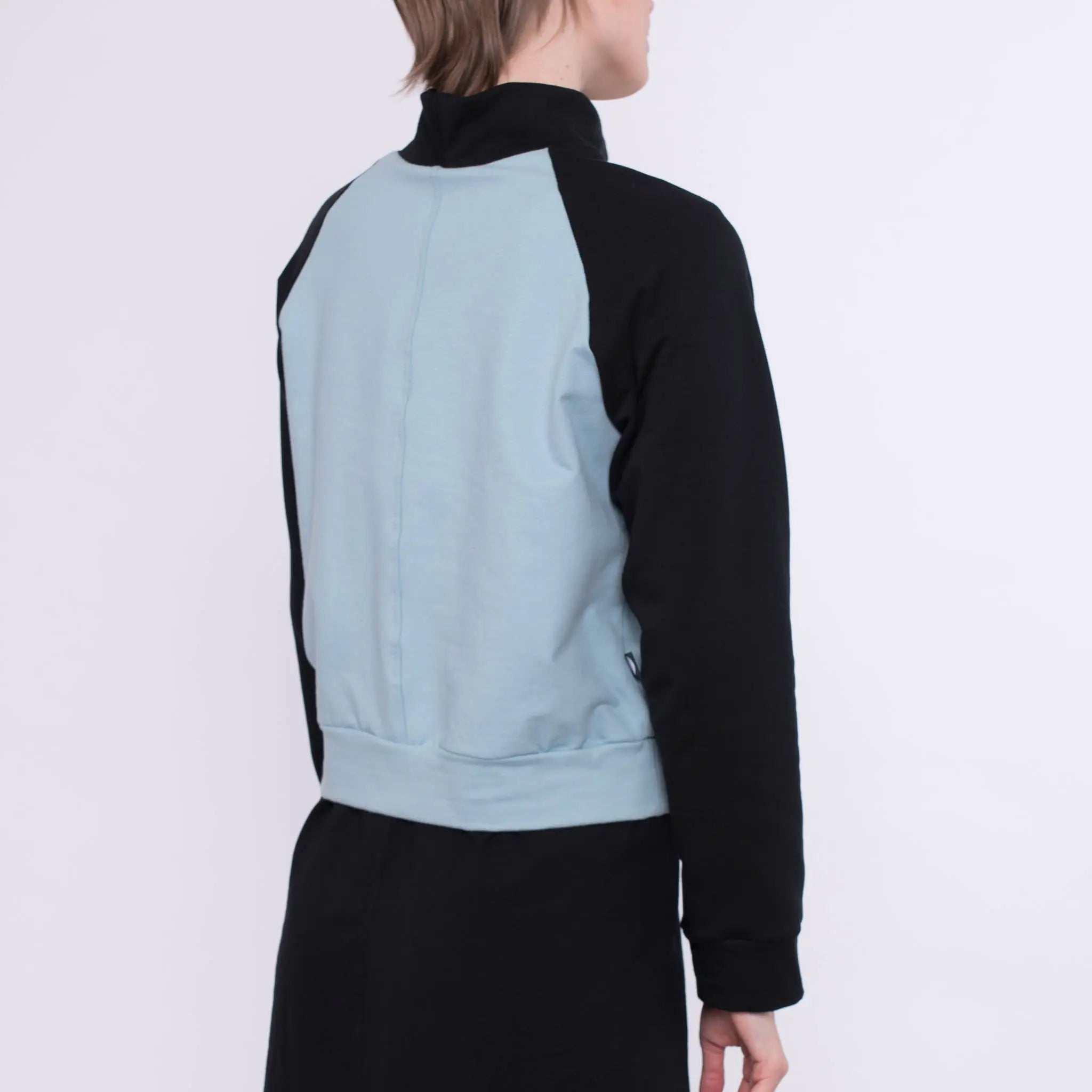 Raglansweater Nordic aus Baumwolle (Bio) - hellblau - KOLO Berlin