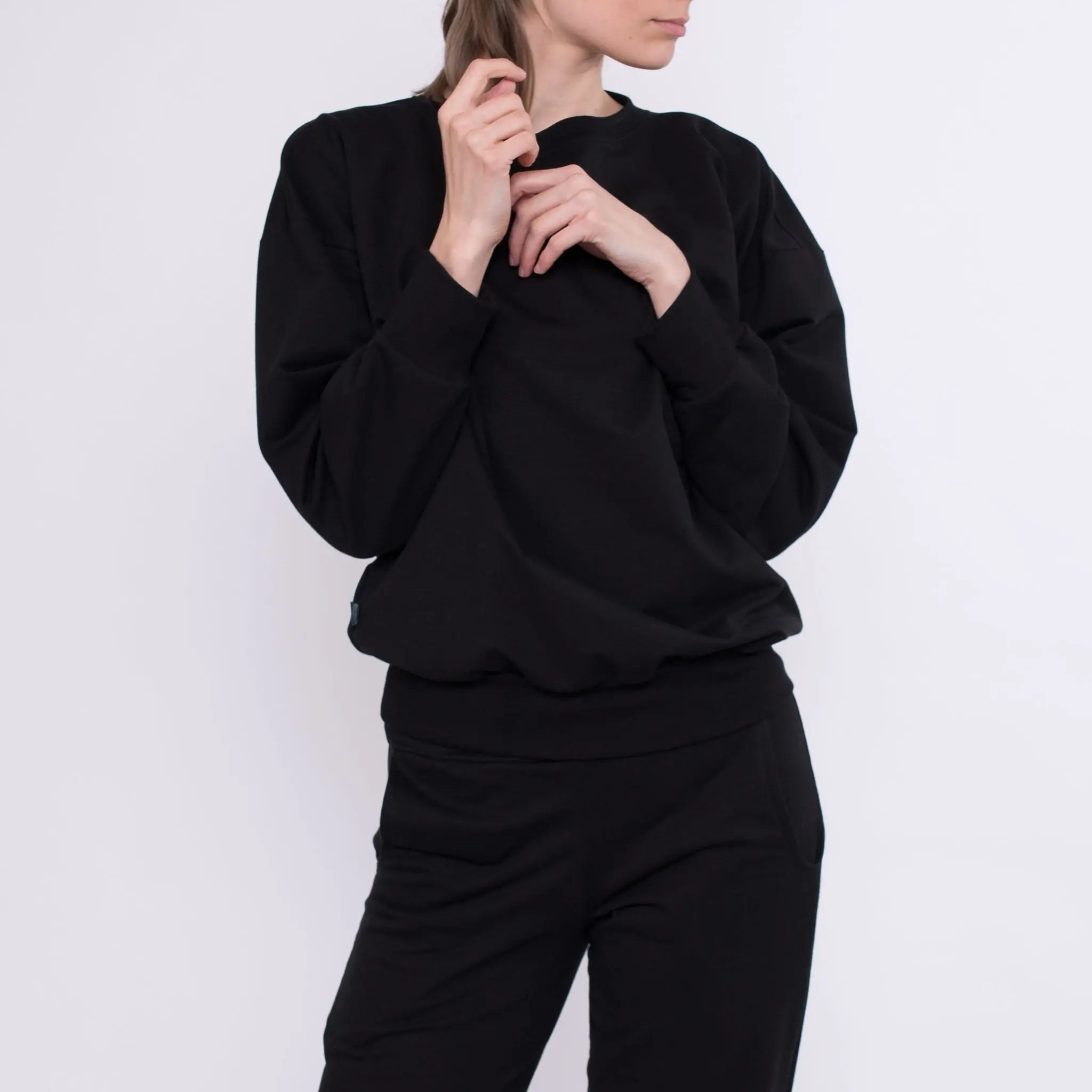 Sweater Lin aus Baumwolle (Bio) - schwarz - KOLO Berlin