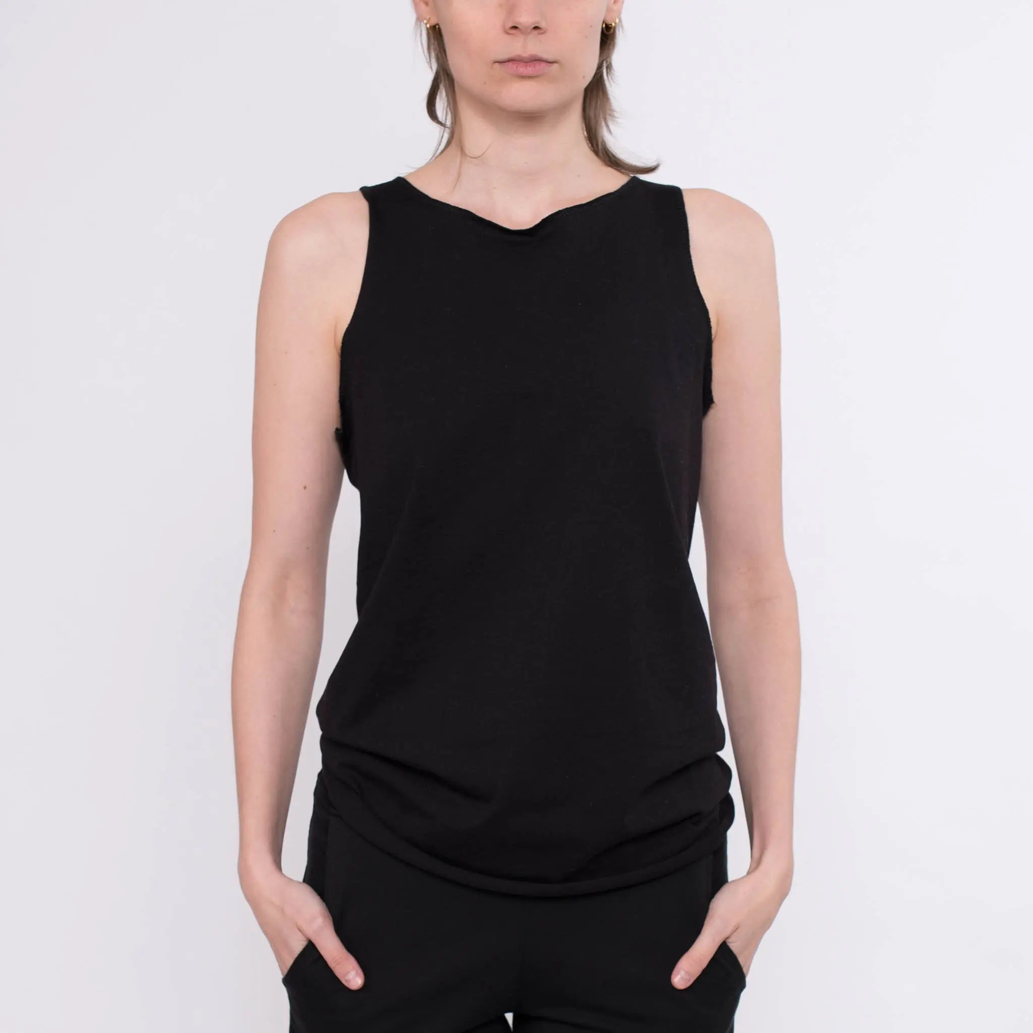 Tank Top Croix aus Baumwolle (Bio) - schwarz - KOLO Berlin