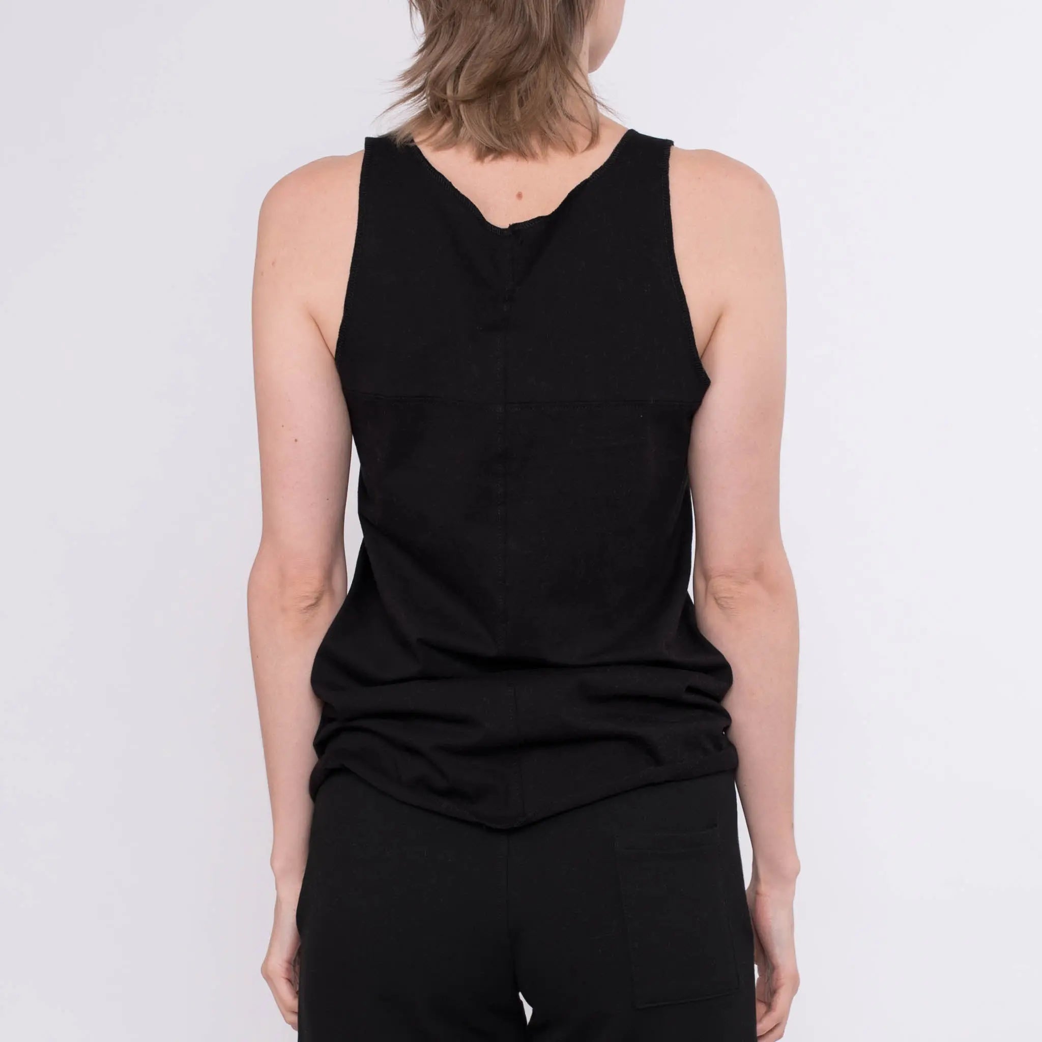 Tank Top Croix aus Baumwolle (Bio) - schwarz - KOLO Berlin