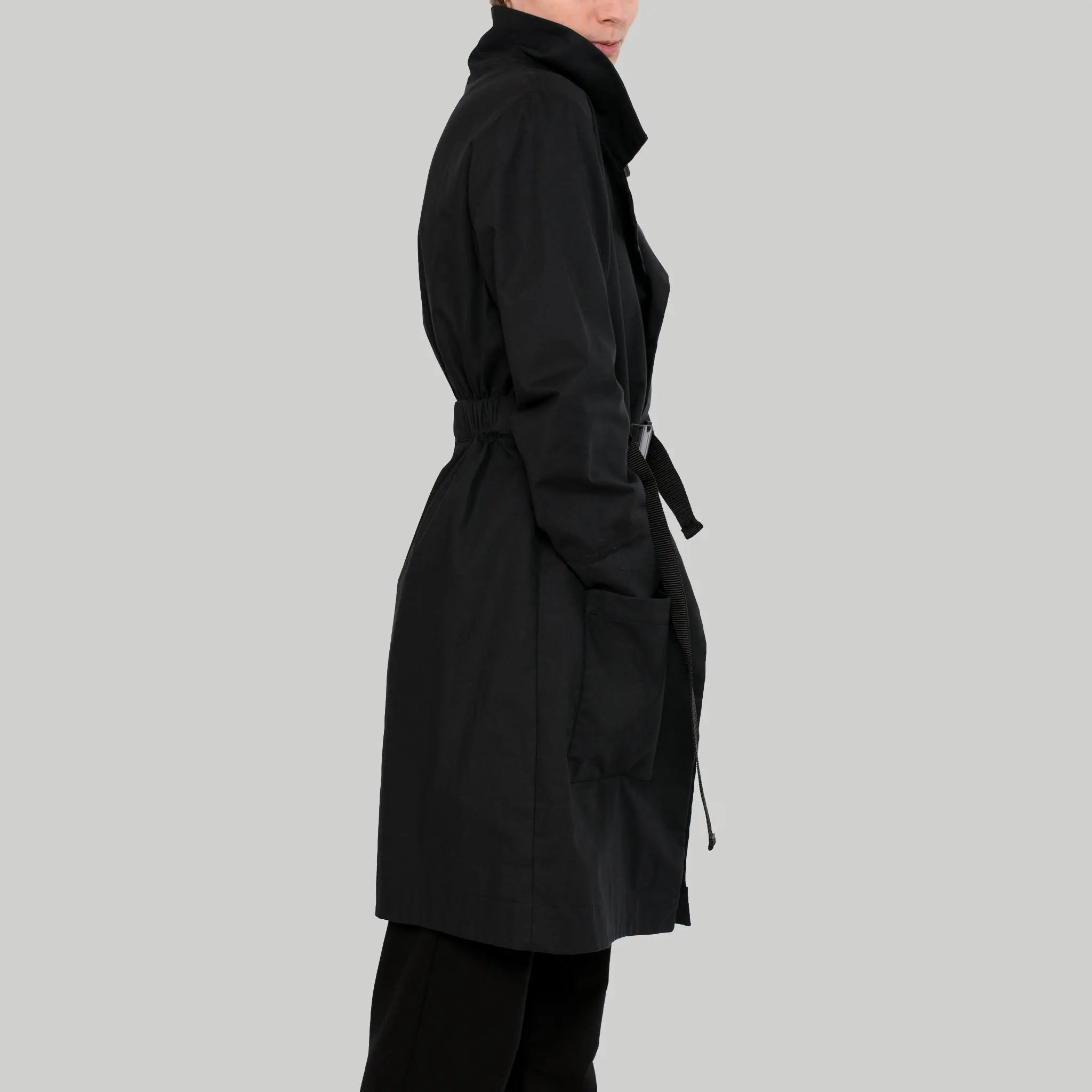 Trenchcoat Fly aus Baumwolle (Bio) wasserabweisend EtaProof & Tencel™ - schwarz - KOLO Berlin