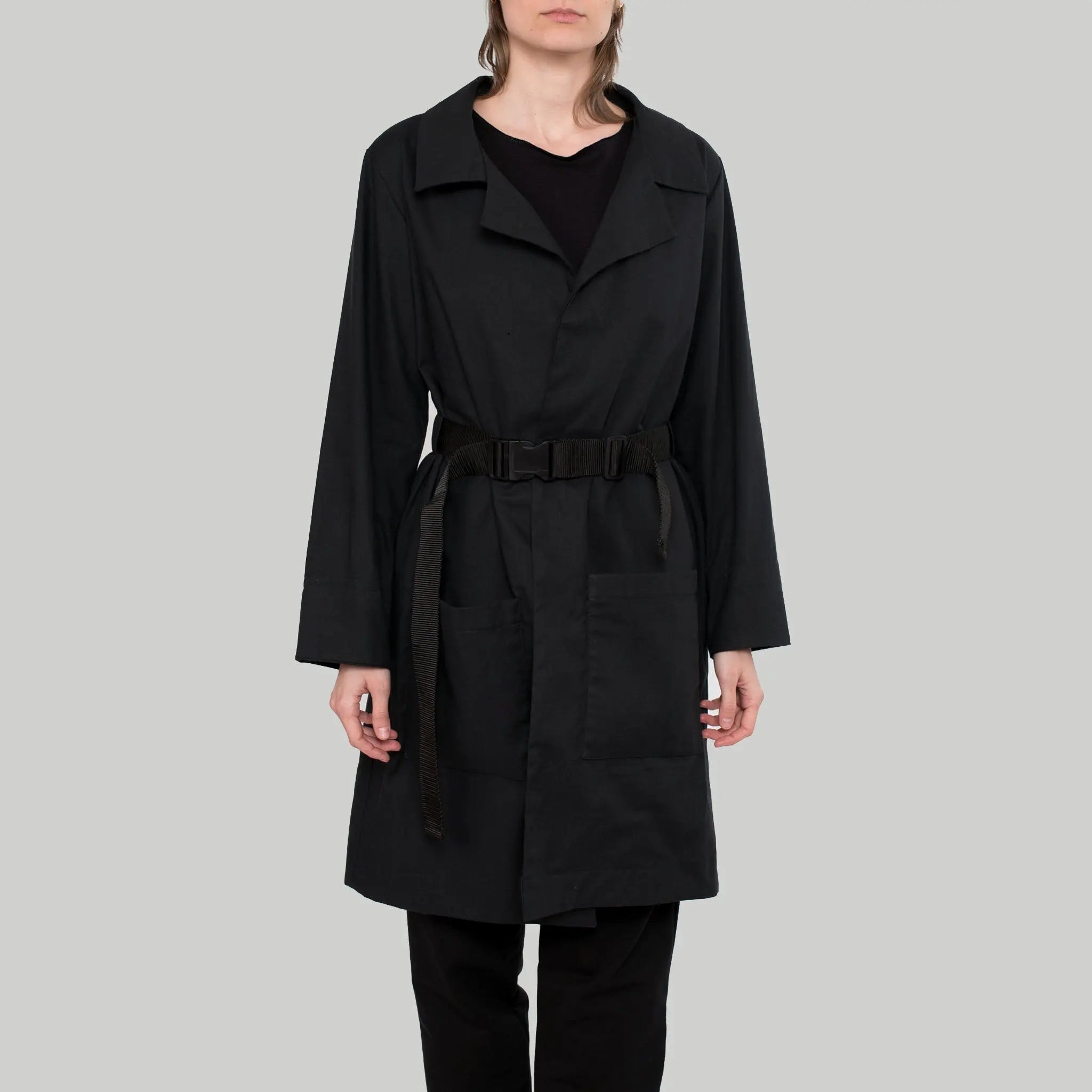 Trenchcoat Fly aus Baumwolle (Bio) wasserabweisend EtaProof & Tencel™ - schwarz - KOLO Berlin